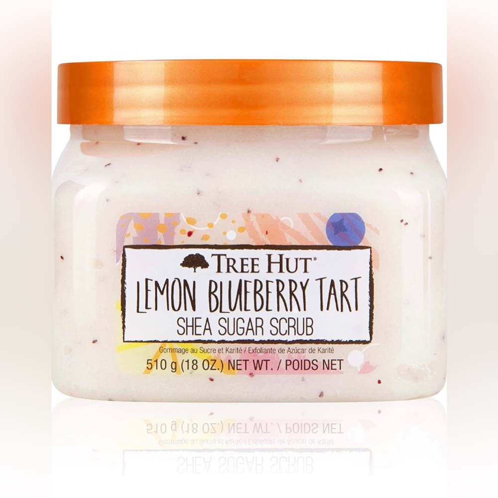 RARE discontinues tree hut lemon blueberry tart sugar body scrub NEW
